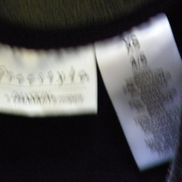 XS One Piece Long Sleeve Skirted Black Leotard - Picture 5 of 5